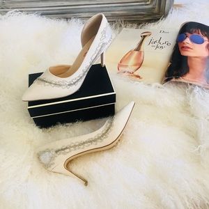 Bridal Heels Stiletto Heel Dorsay Pumps Shoes